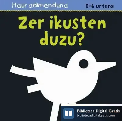 Descargar Haur Adimenduan 0-6 Urtera. Zer Ikusten Duzu?