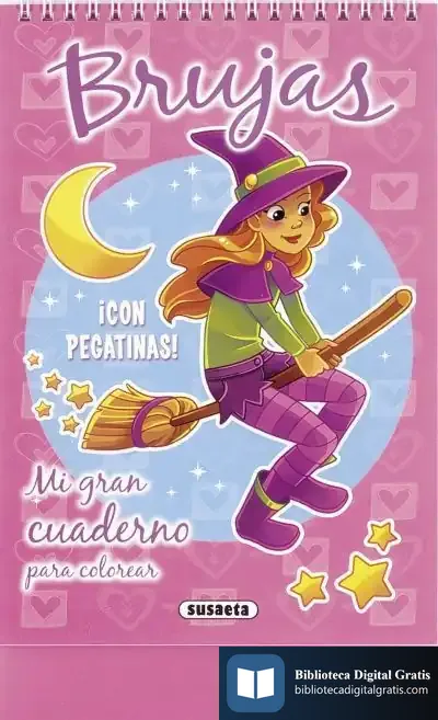 Descargar Mi Gran Cuaderno Para Colorear. Brujas de Suzanne Rodríguez