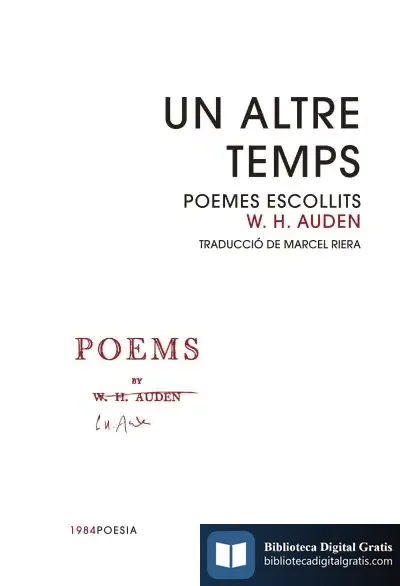 Descargar Un Altre Temps de W. H. Auden