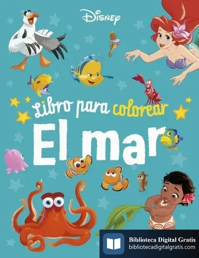 Descargar Disney. Libro Para Colorear. El Mar