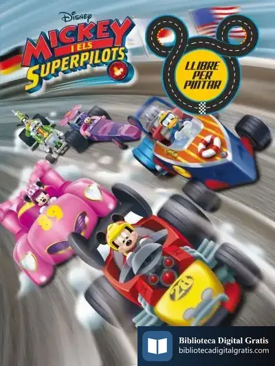 Descargar Mickey I Els Superpilots. Llibre Per Pintar