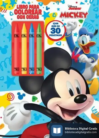 Descargar Mickey. Libro Para Colorear Con Ceras de Walt Disney