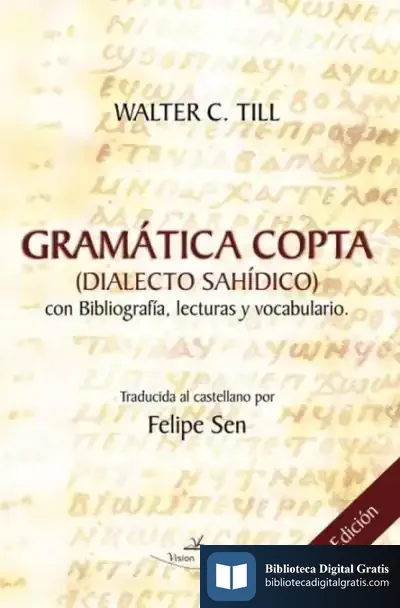 Descargar Gramática Copta (Dialecto Sahídico)