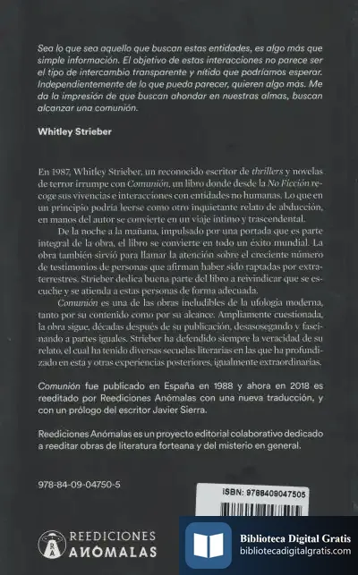 Descargar Comunion: Una Historia Verdadera