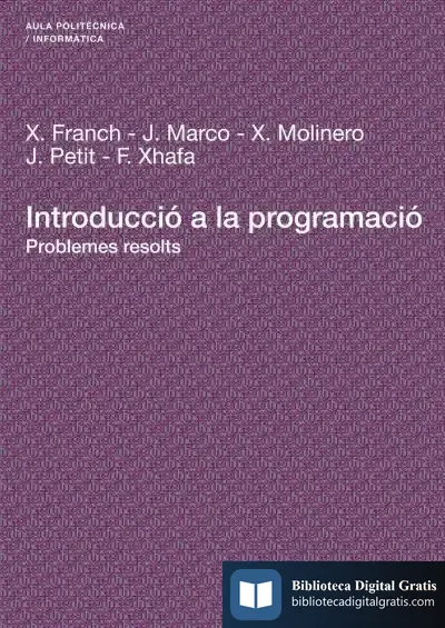 Descargar Introducció A La Programació. Problemes Resolts de Laura Gallego García
