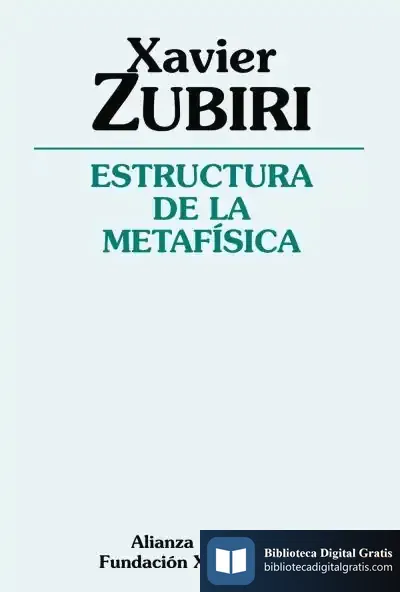 Descargar Estructura De La Metafísica