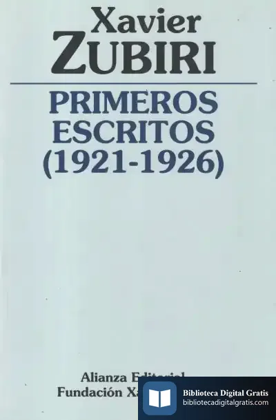 Descargar Primeros Escritos 1921-1926) de Antonio Lorente Medina