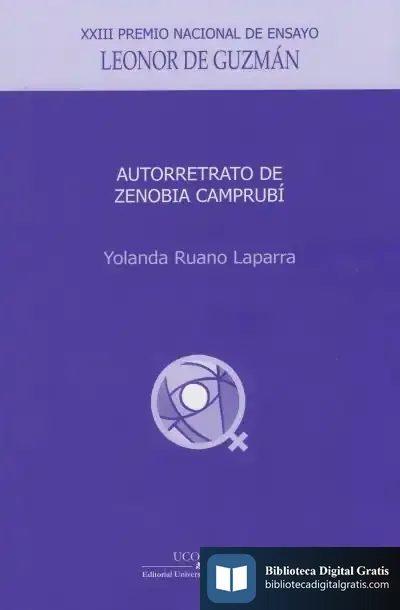 Descargar Autorretrato De Zenobia Camprubí de Yolanda Ruano Laparra