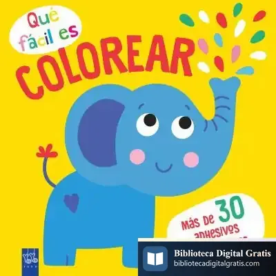 Descargar Que Facil Es Colorear. Elefante de Yoyo