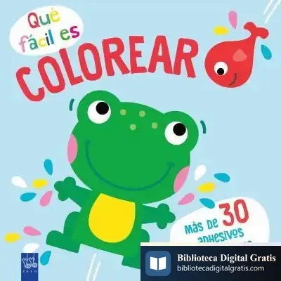 Descargar Que Facil Es Colorear. Rana de Yoyo