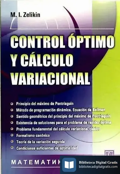 Descargar Control Óptimo Y Cálculo Variacional